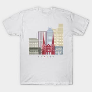 Fresno skyline poster T-Shirt